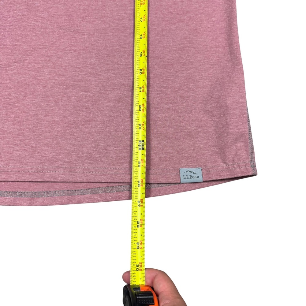 L.L. Bean Insect Shield Repellent Apparel Pink Long Sleeve Shirt Women's L FLAWS - Picture 8 of 9